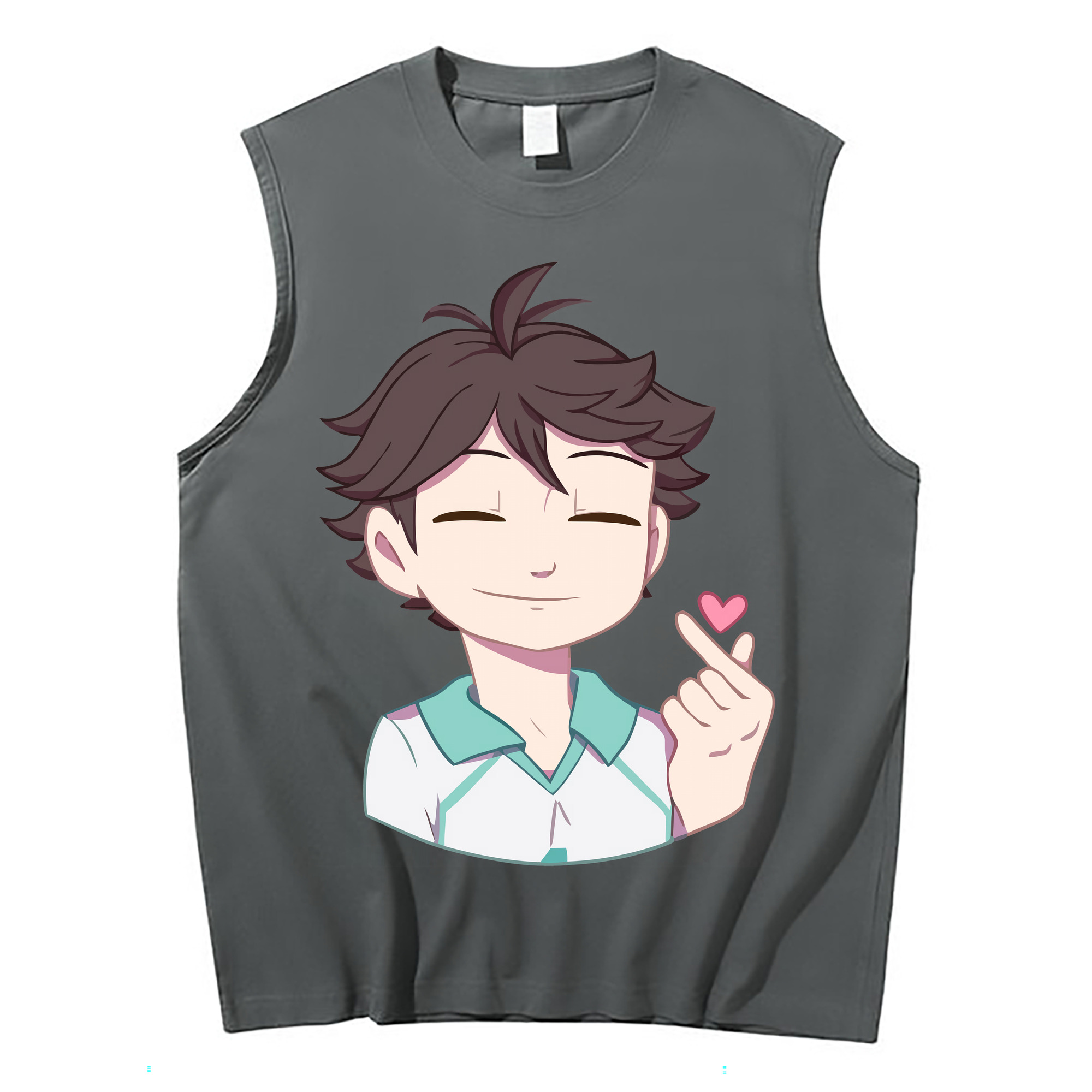 （画像用） ハイキュー!! Haikyu!! コットン100％タンクトップ（フロントプリント）